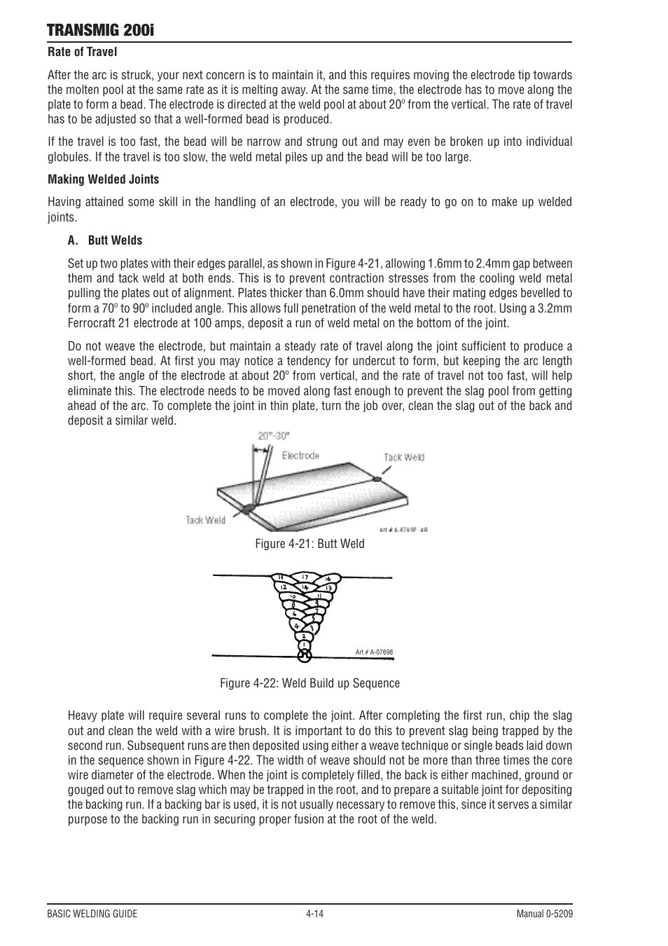 Transmig 200i | Tweco 200i Multi Process Welding Inverter User Manual | Page 54 / 82