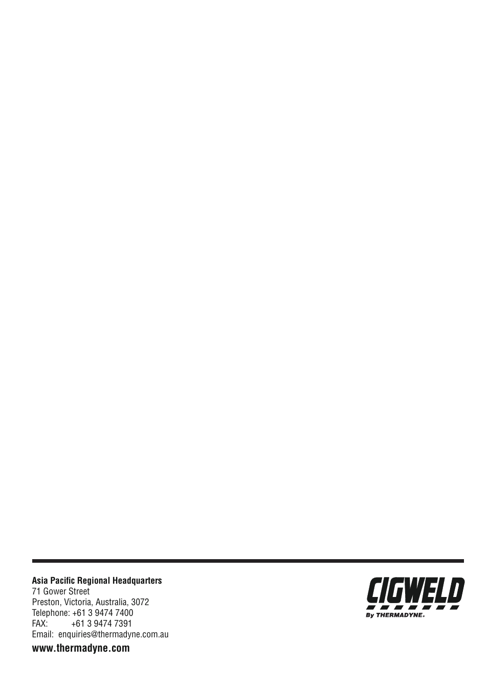 Tweco 200i Multi Process Welding Inverter User Manual | Page 82 / 82