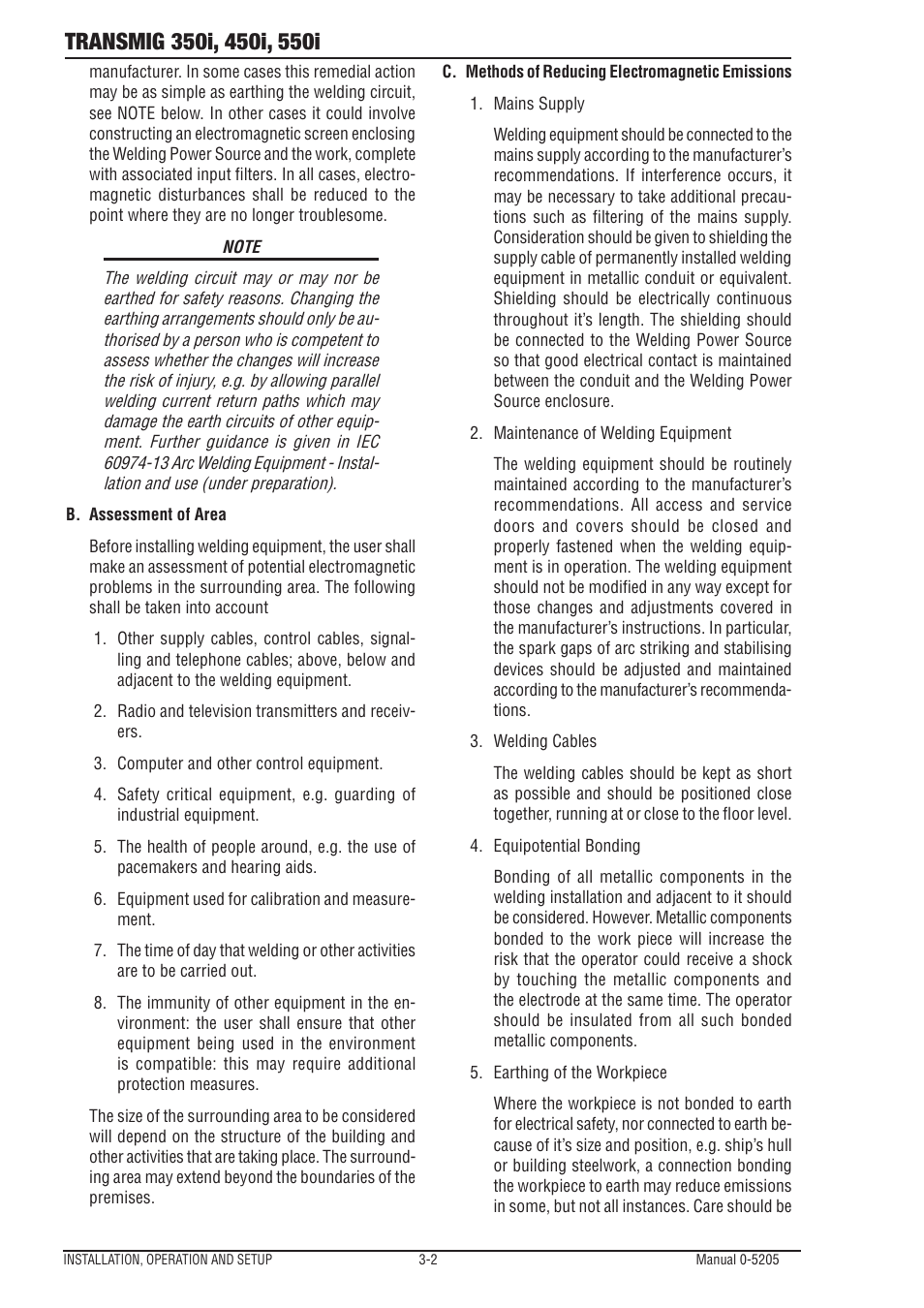Tweco 550i Transmig User Manual | Page 22 / 88