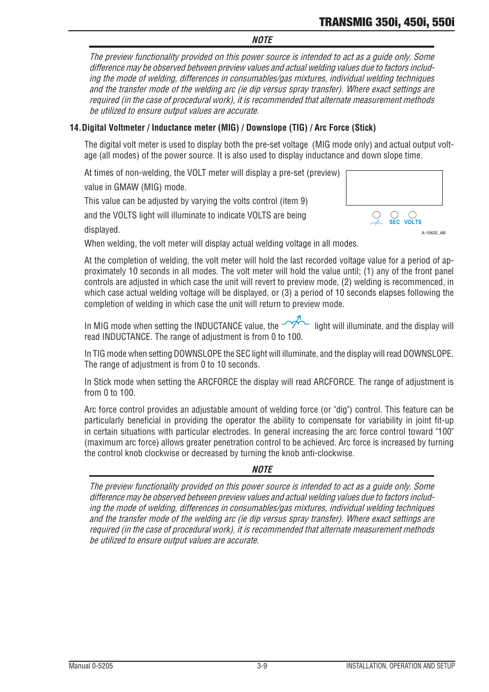 Tweco 550i Transmig User Manual | Page 29 / 88