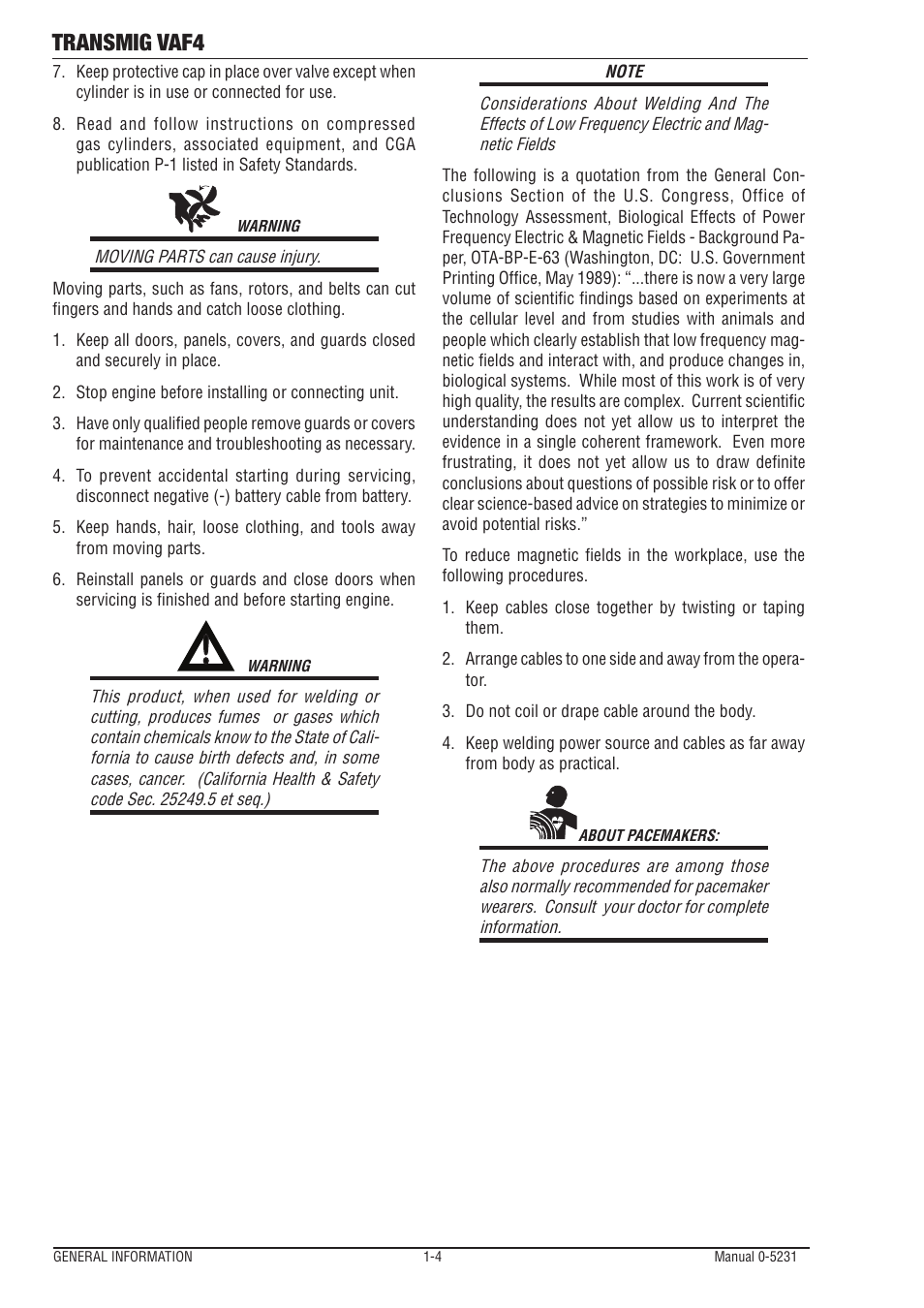 Transmig vaf4 | Tweco VAF4 Transmig User Manual | Page 10 / 88