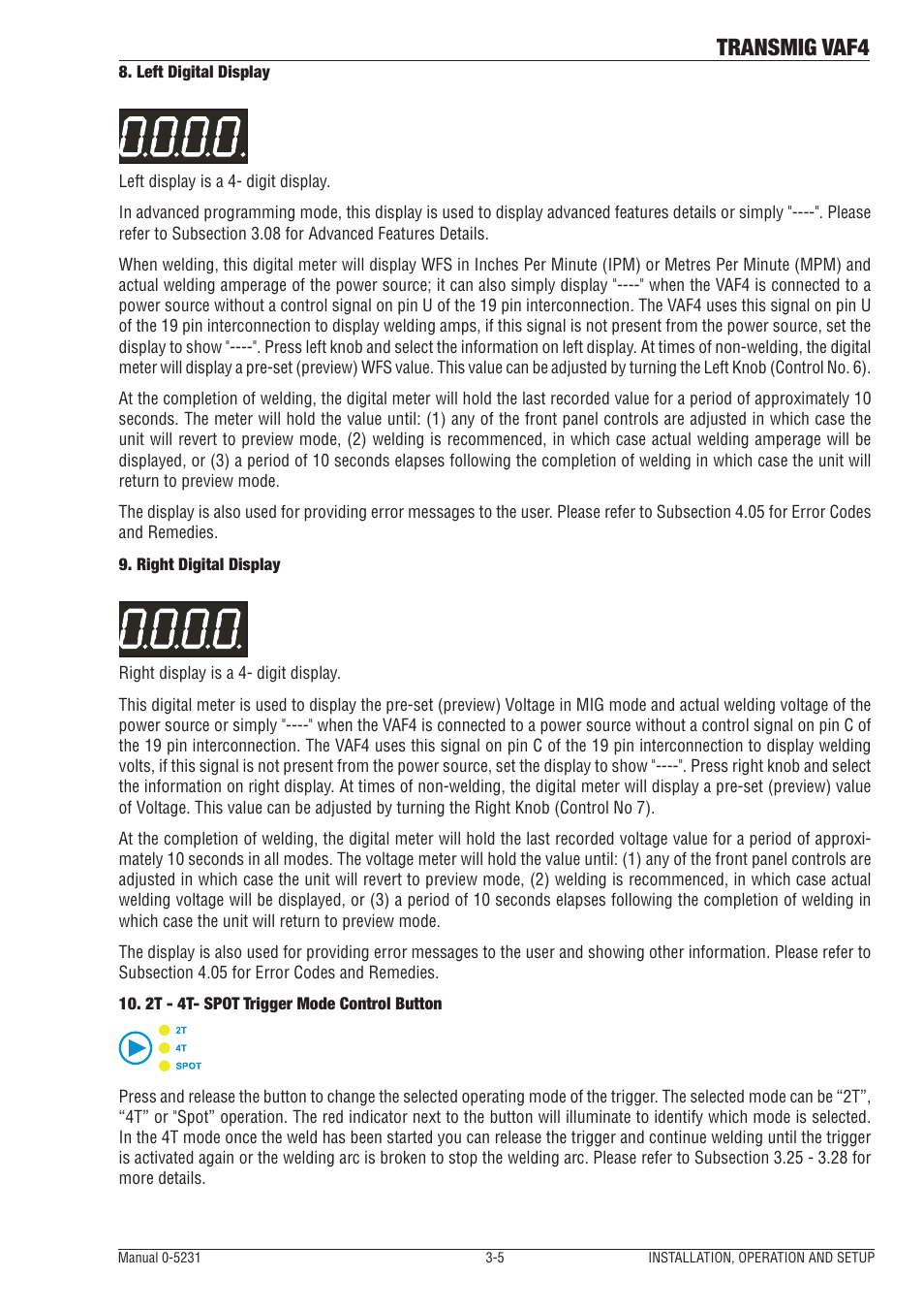 Transmig vaf4 | Tweco VAF4 Transmig User Manual | Page 23 / 88