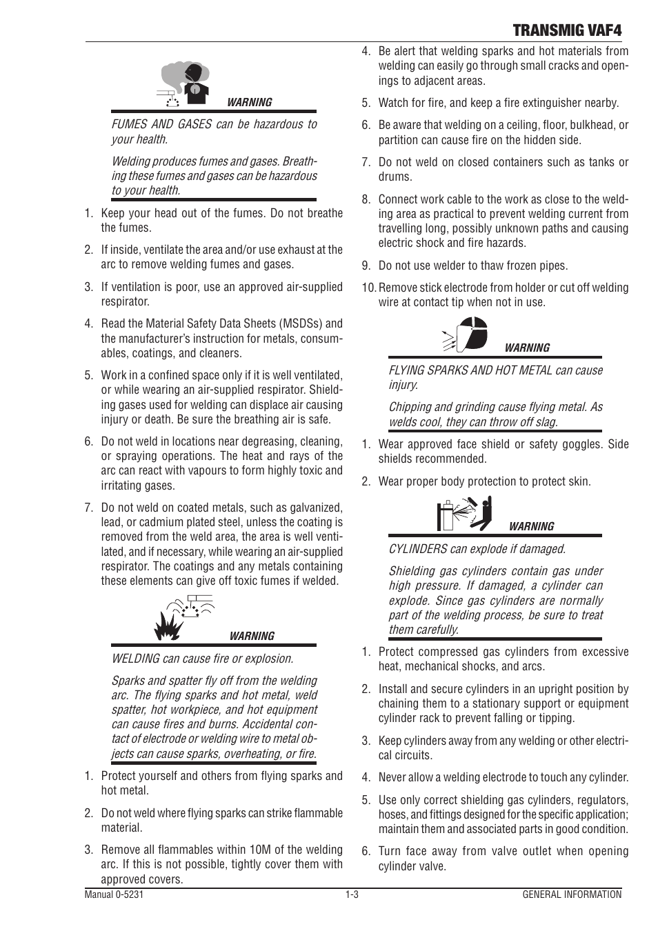 Transmig vaf4 | Tweco VAF4 Transmig User Manual | Page 9 / 88