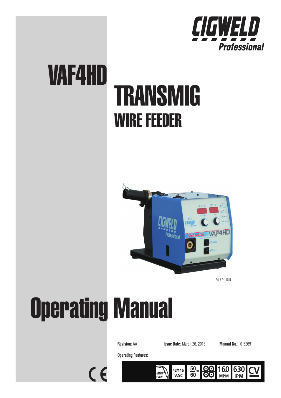 Tweco VAF4HD Transmig User Manual | 84 pages