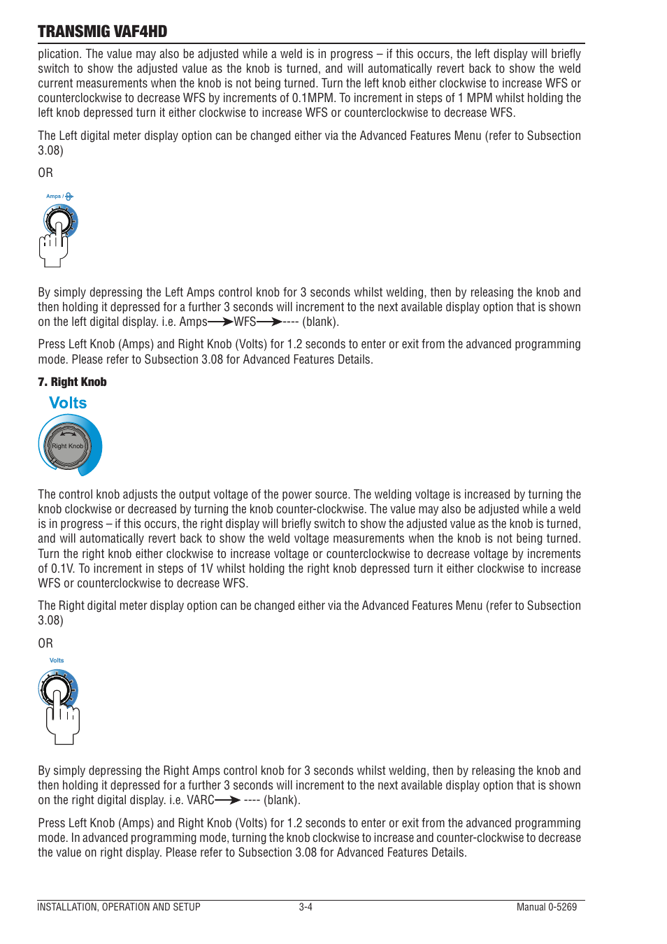 Transmig vaf4hd | Tweco VAF4HD Transmig User Manual | Page 22 / 84