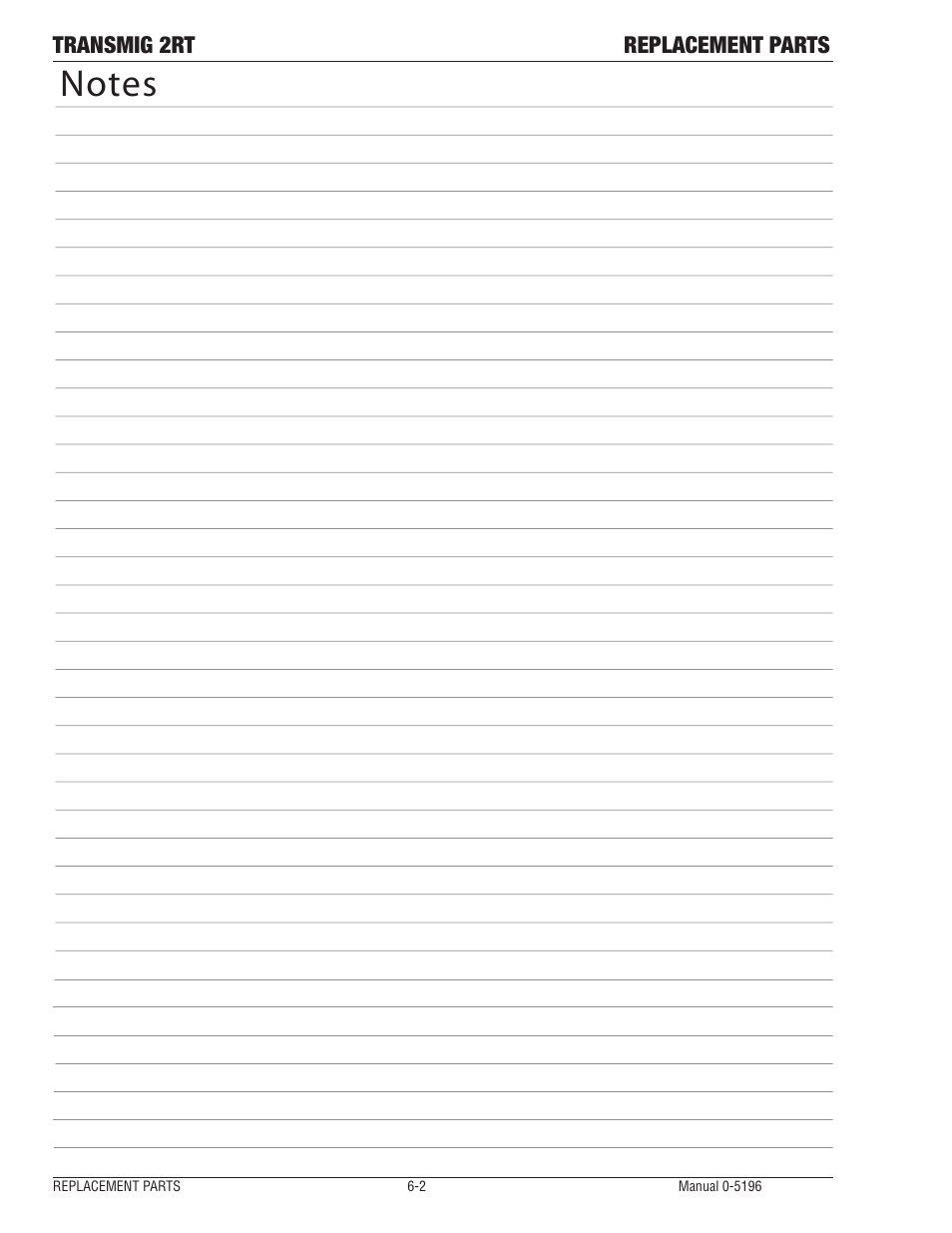 Tweco 2RT Transmig User Manual | Page 46 / 54