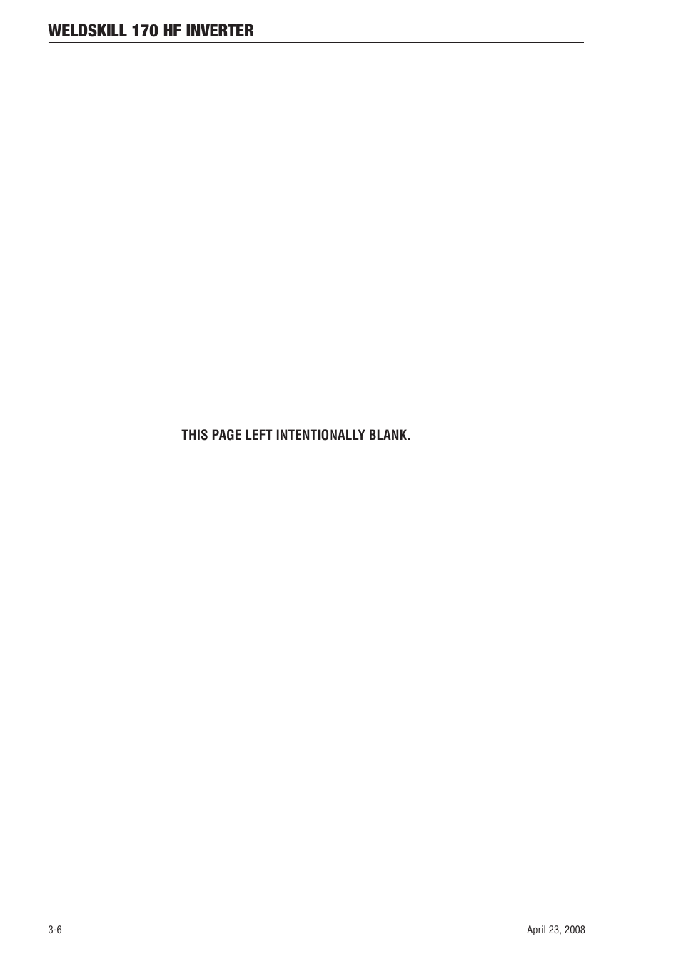 Weldskill 170 hf inverter | Tweco 170 HF Weldskill User Manual | Page 22 / 48