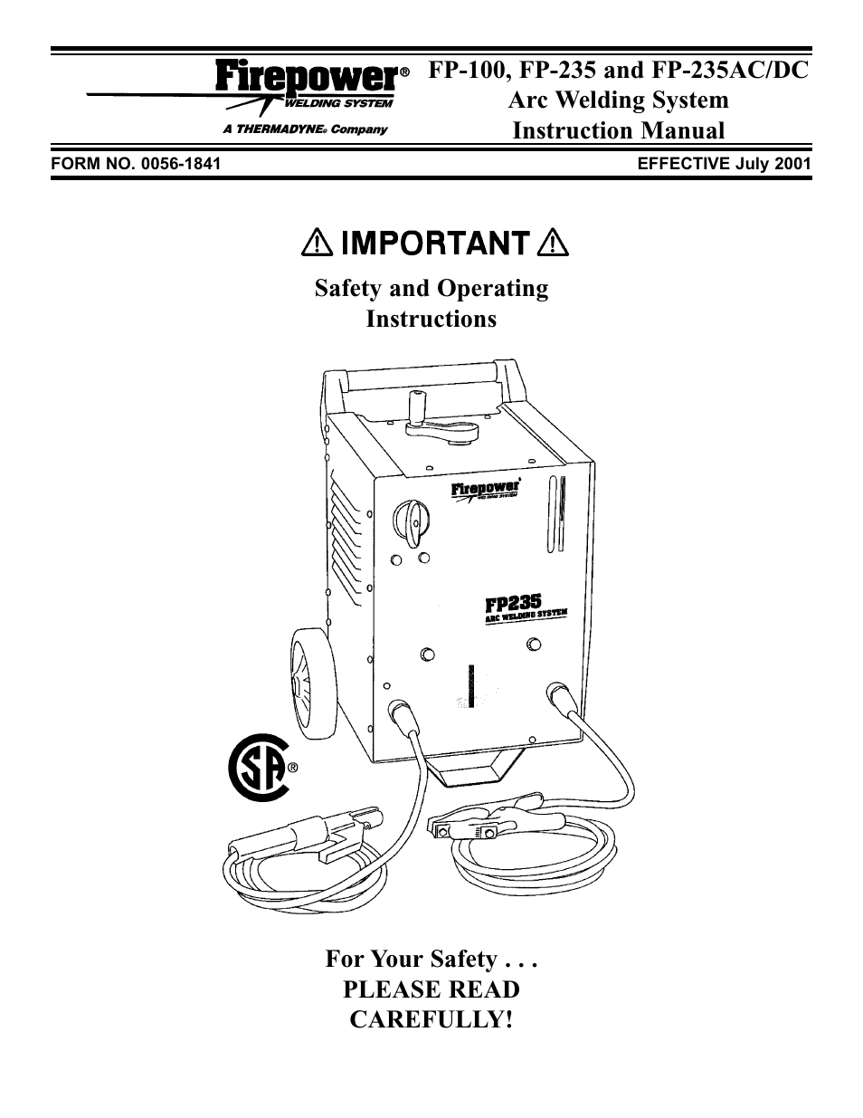 Tweco FP-235DC User Manual | 34 pages