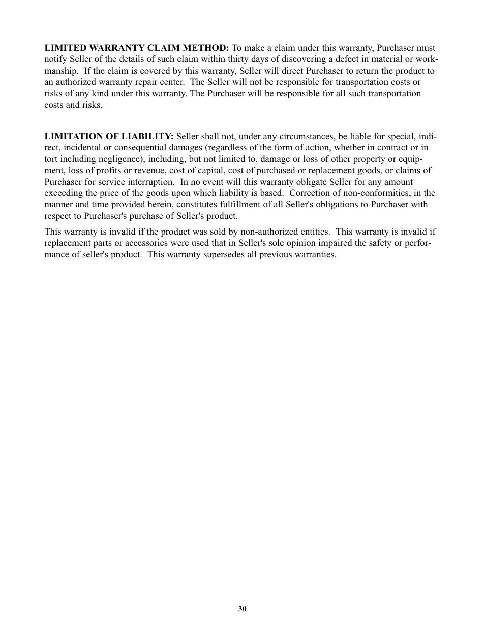 Tweco FP-235DC User Manual | Page 33 / 34