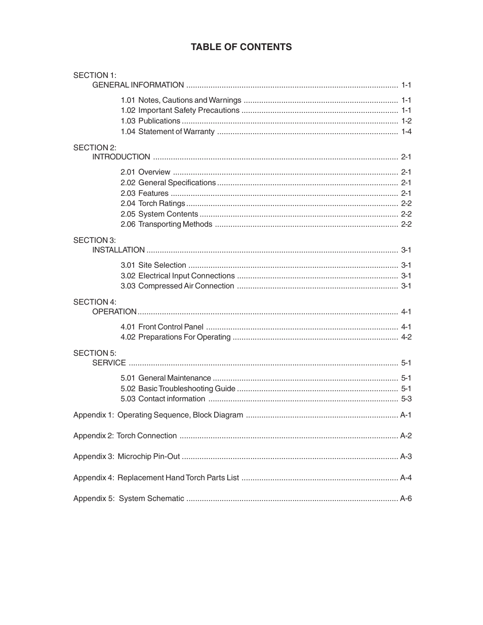 Tweco FP-20A User Manual | Page 3 / 27