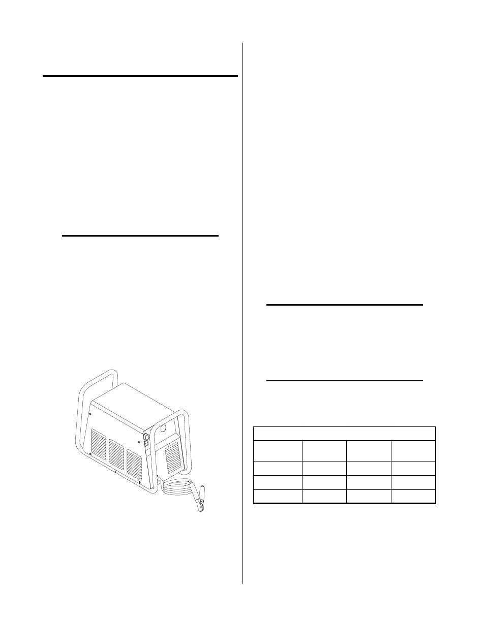 Section 2: introduction, 01 scope of manual, 02 general description | 03 specifications/design features | Tweco FP-55 User Manual | Page 15 / 40