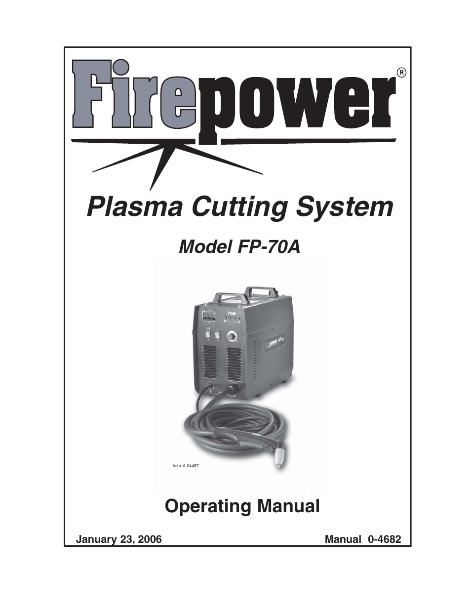 Tweco FP-70A User Manual | 27 pages