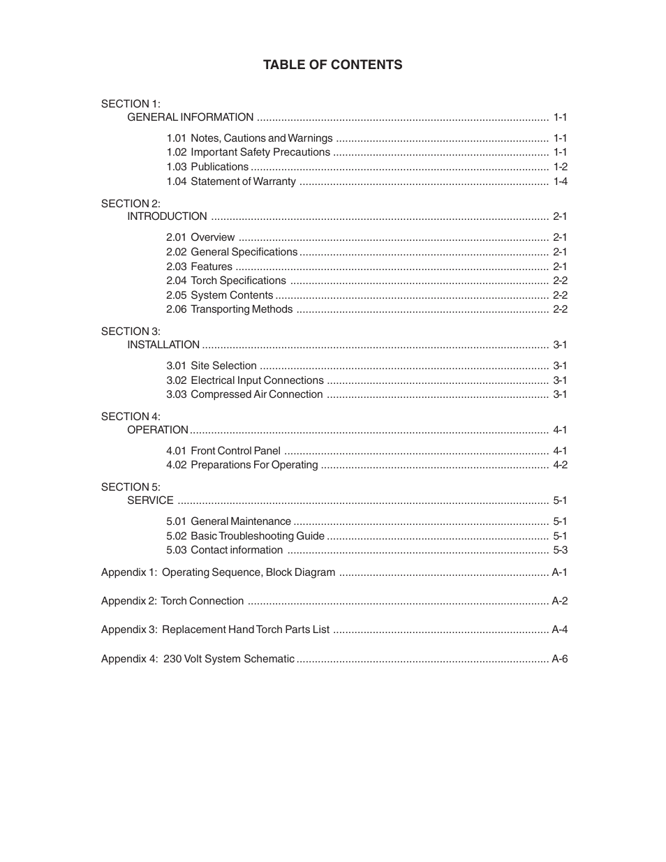 Tweco FP-70A User Manual | Page 3 / 27
