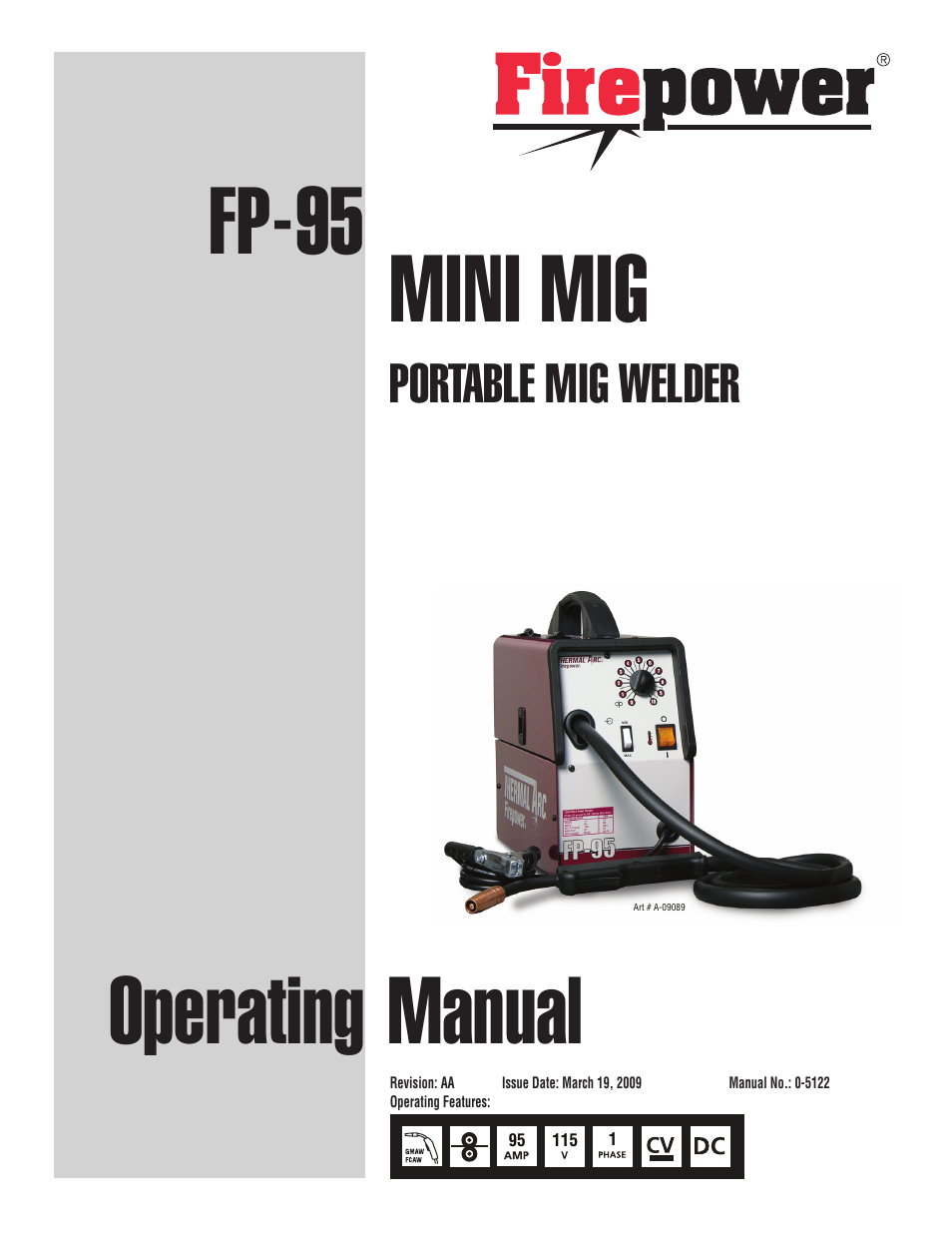 Tweco FP-95 Mini MIG User Manual | 46 pages