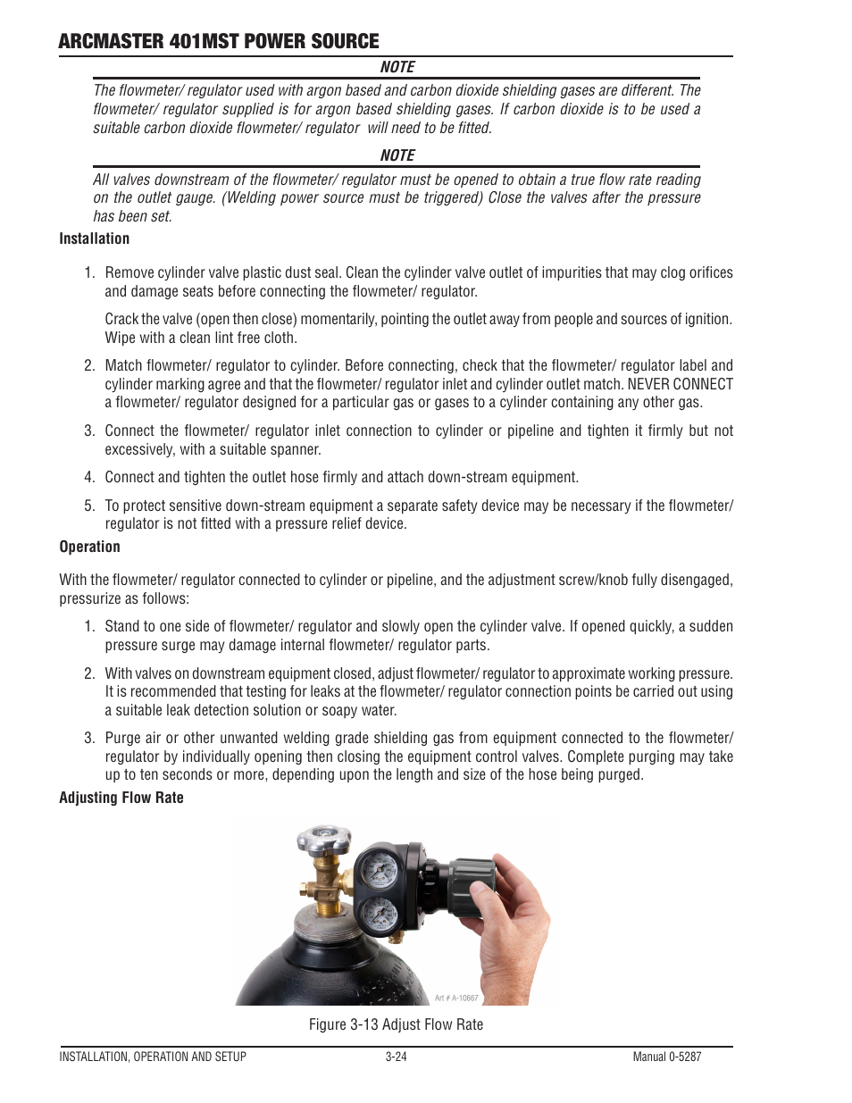 Arcmaster 401mst power source | Tweco ArcMaster 401MST User Manual | Page 54 / 84