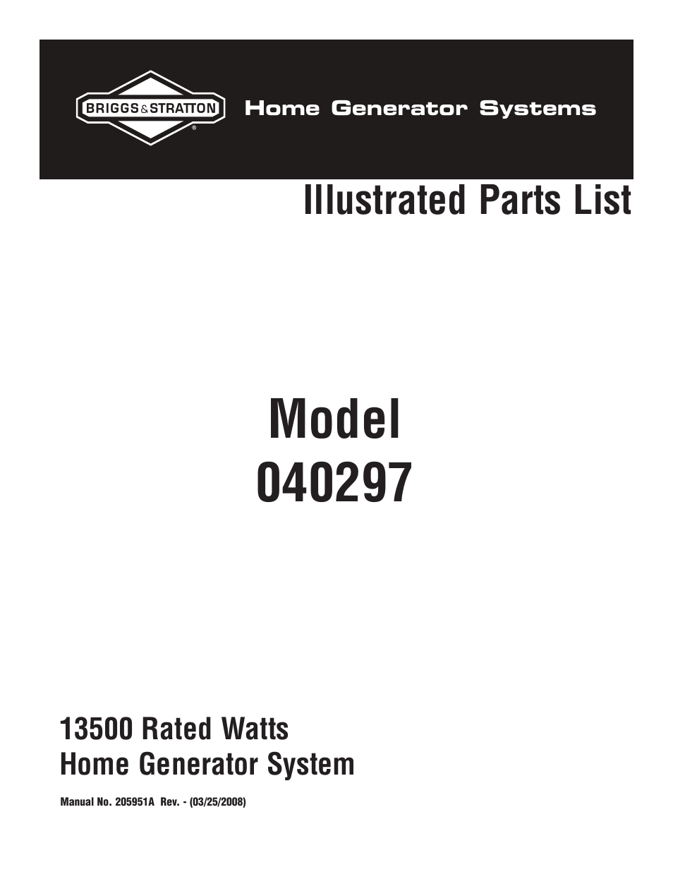 Briggs & Stratton 40297 User Manual | 7 pages