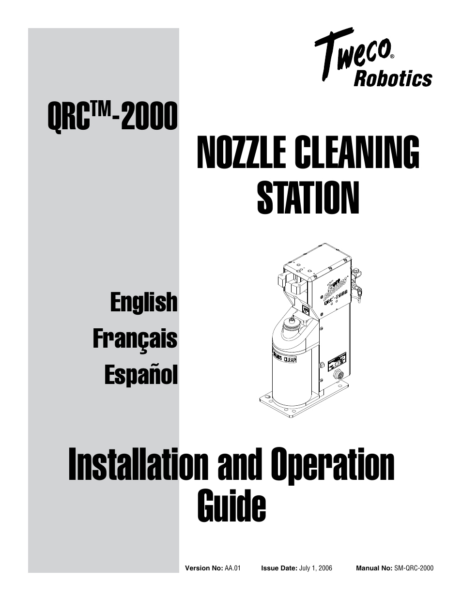 Tweco QRC-2000 User Manual | 26 pages
