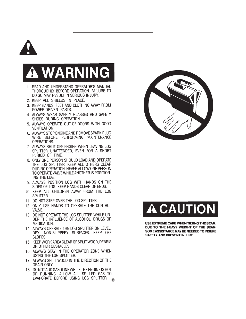 Safety decals, Always replace missing or defaced decals | Speeco LS401221 EN User Manual | Page 11 / 12