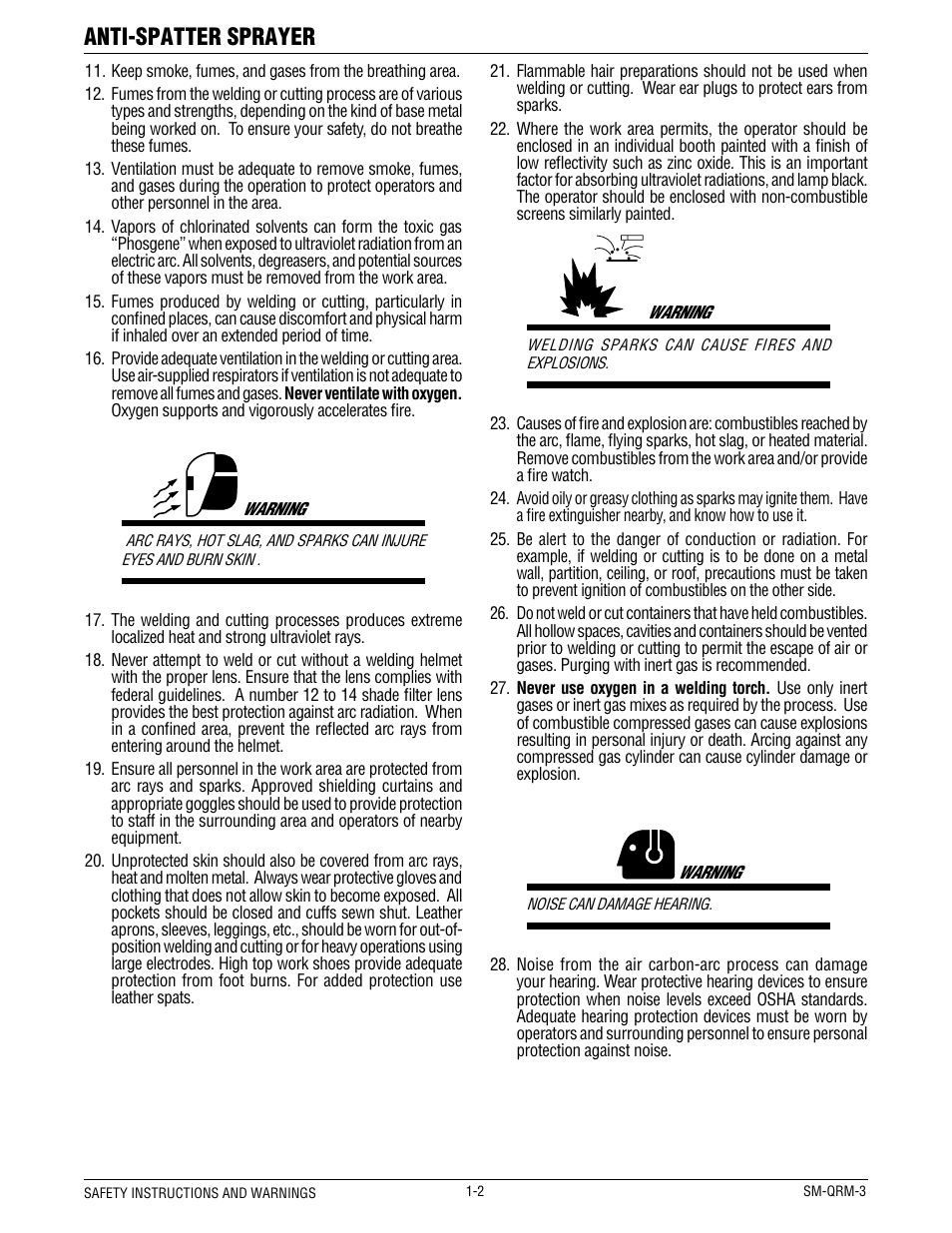 Anti-spatter sprayer | Tweco QRM-3 Anti-Spatter Sprayer User Manual | Page 6 / 18