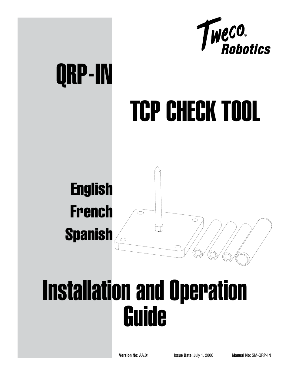 Tweco QRP-IN TCP Check Tool User Manual | 14 pages