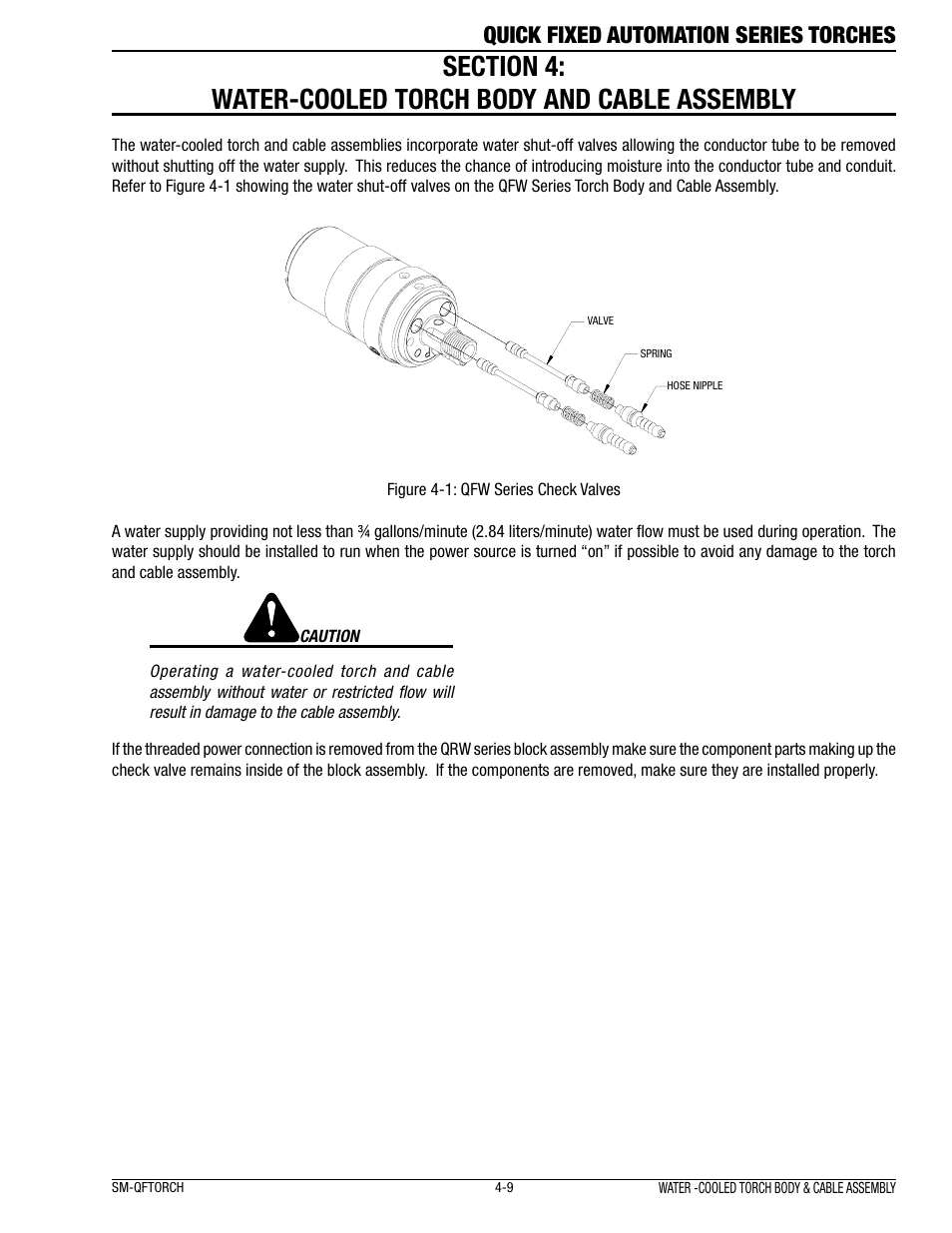Quick fixed automation series torches | Tweco Quick Fixed User Manual | Page 13 / 27