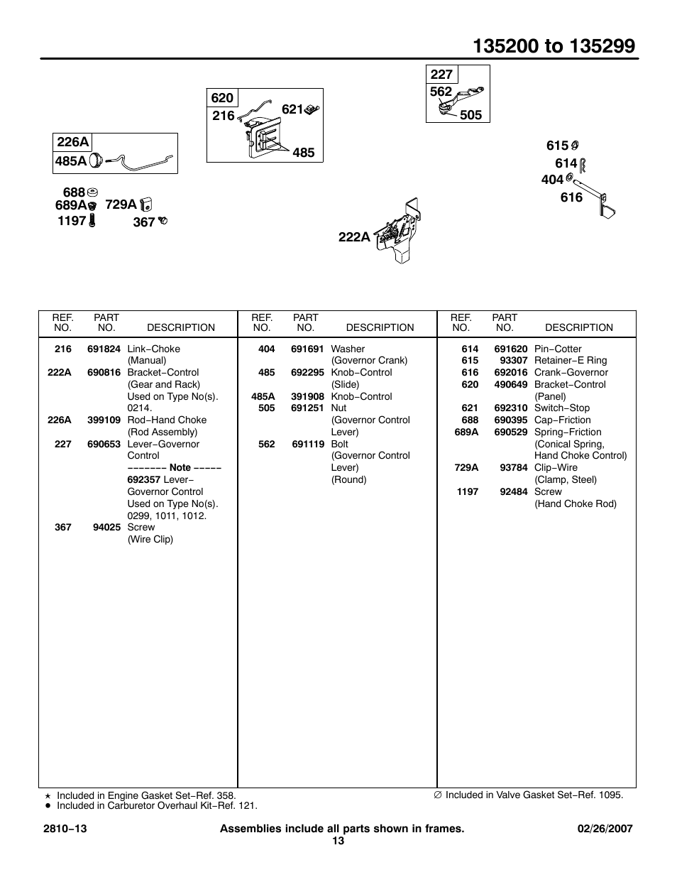 Briggs & Stratton 135200 User Manual | Page 13 / 30