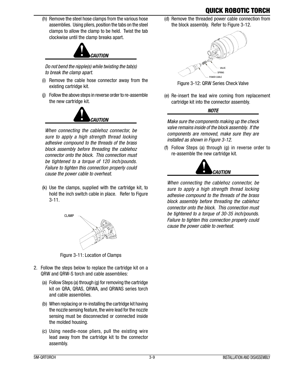 Quick robotic torch | Tweco Quick Robotic Torch User Manual | Page 13 / 40