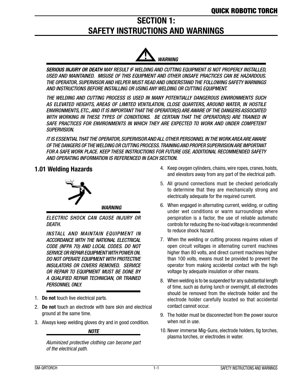 Quick robotic torch | Tweco Quick Robotic Torch User Manual | Page 5 / 40