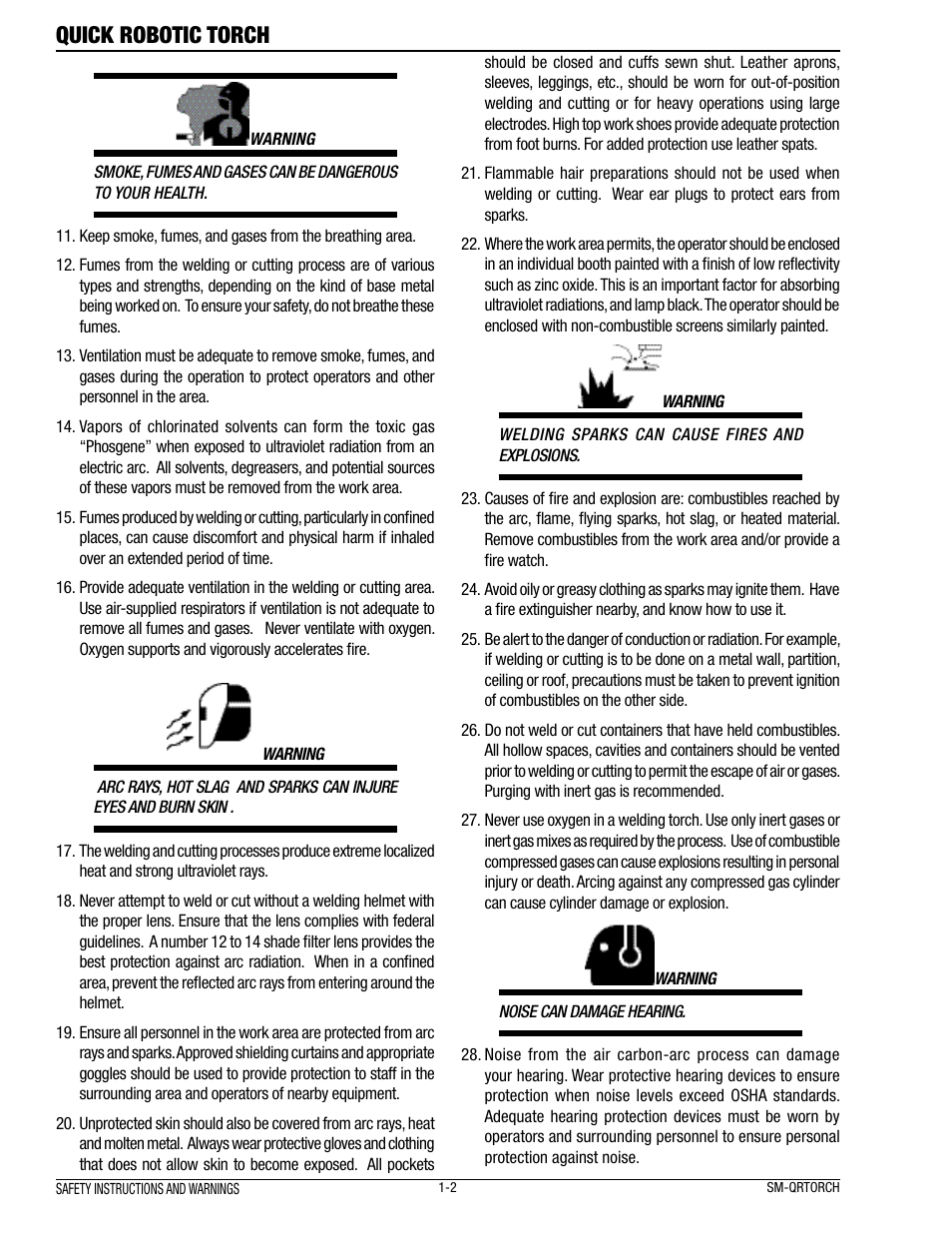 Quick robotic torch | Tweco Quick Robotic Torch User Manual | Page 6 / 40