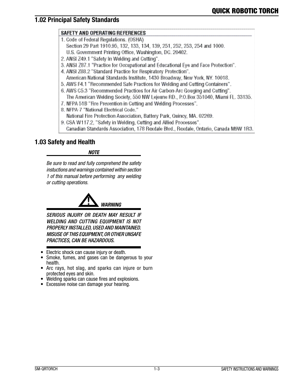 Quick robotic torch | Tweco Quick Robotic Torch User Manual | Page 7 / 40