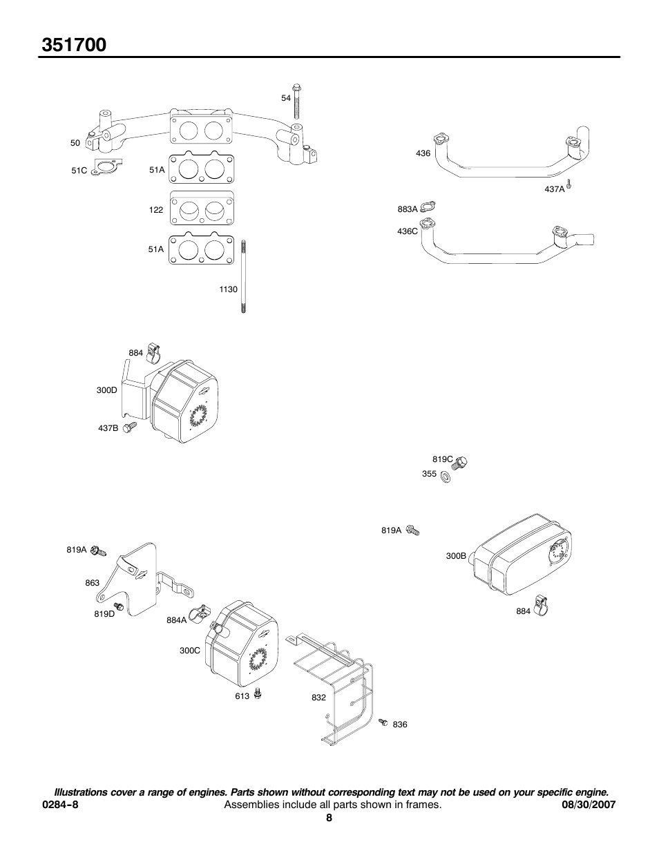 Briggs & Stratton 351700 User Manual | Page 8 / 20