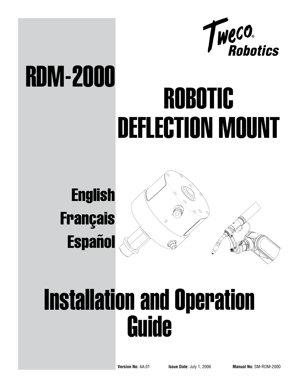 Tweco RDM-2000 User Manual | 22 pages