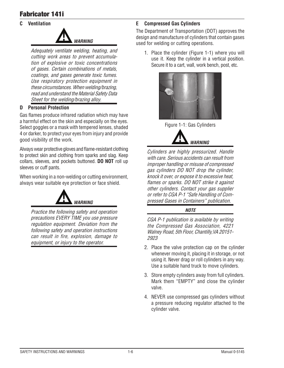 Fabricator 141i | Tweco Fabricator 141i Operating Manual User Manual | Page 12 / 104
