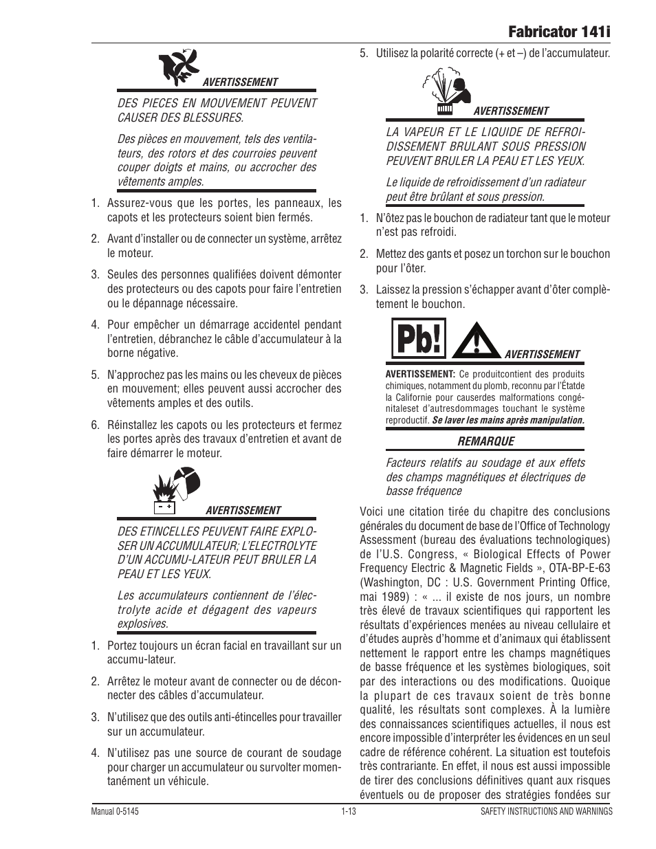 Fabricator 141i | Tweco Fabricator 141i Operating Manual User Manual | Page 19 / 104