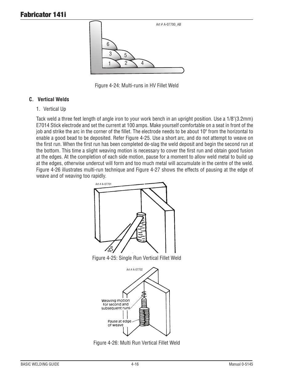 Fabricator 141i | Tweco Fabricator 141i Operating Manual User Manual | Page 76 / 104