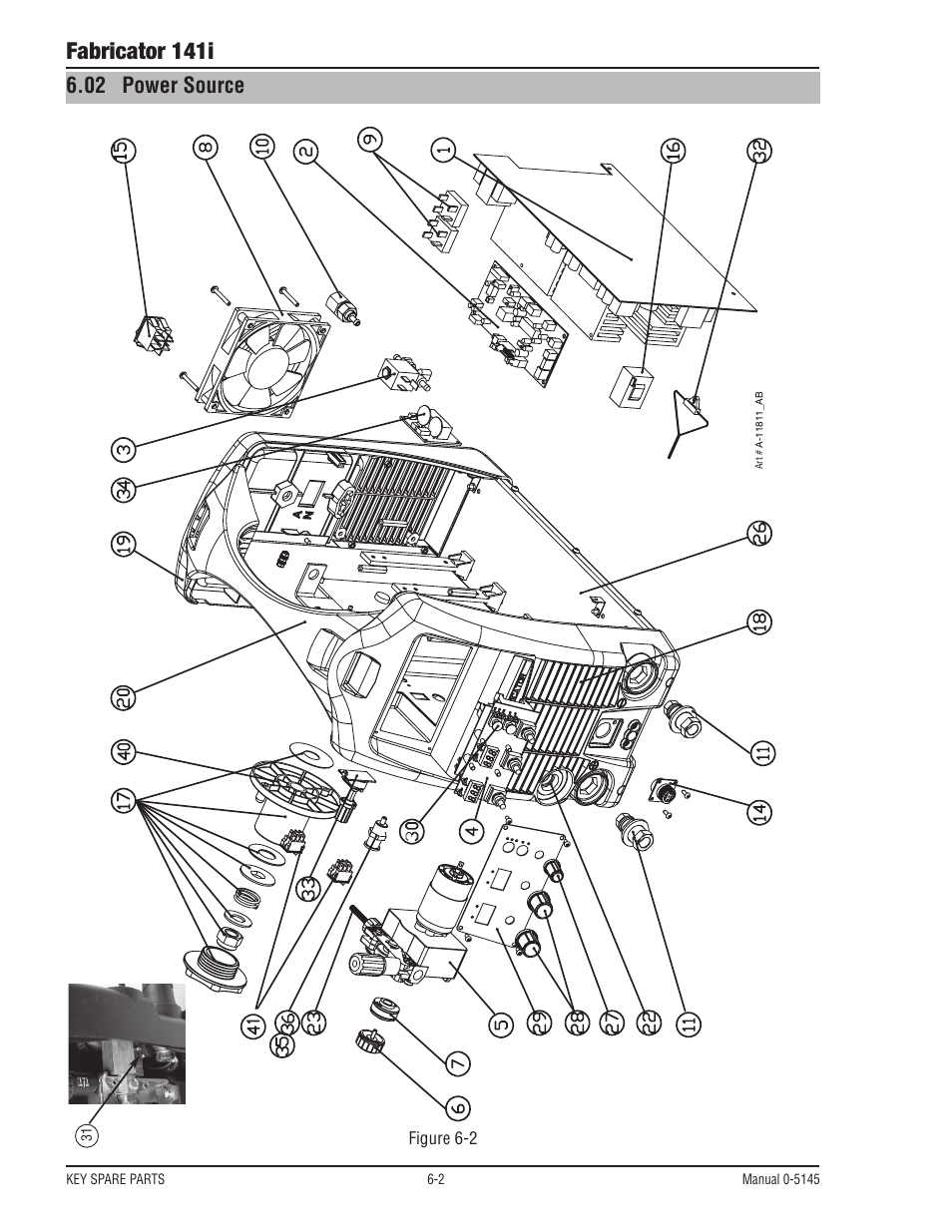 02 power source, Power source -2, Fabricator 141i | Figure 6-2 | Tweco Fabricator 141i Operating Manual User Manual | Page 92 / 104