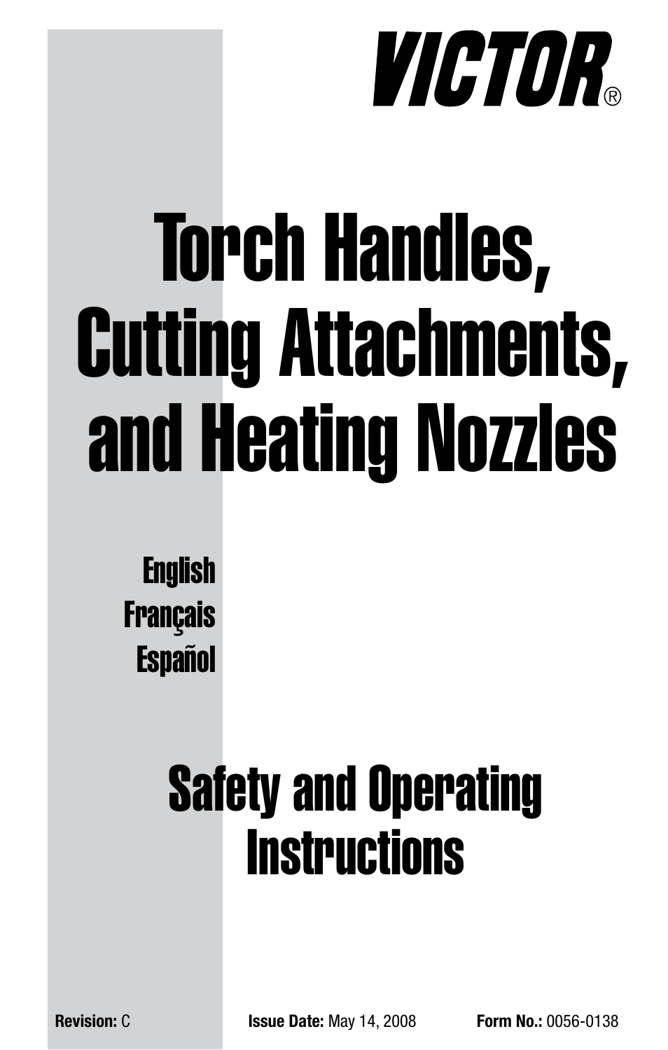 Tweco Victor Torch Handles,Cutting Attachments User Manual | 94 pages