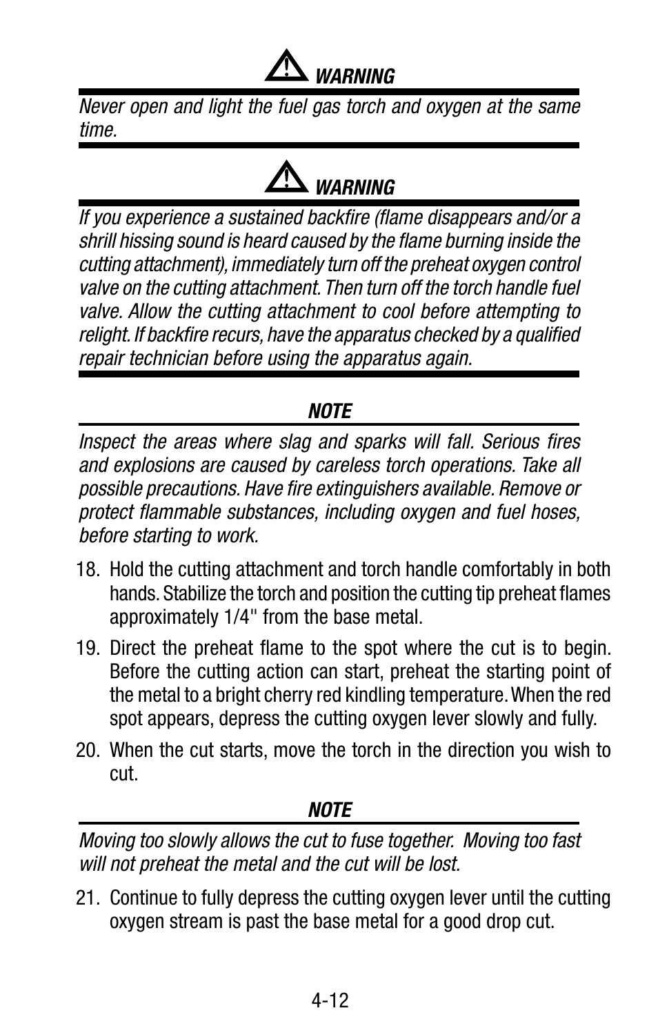 Tweco Victor Torch Handles,Cutting Attachments User Manual | Page 16 / 94