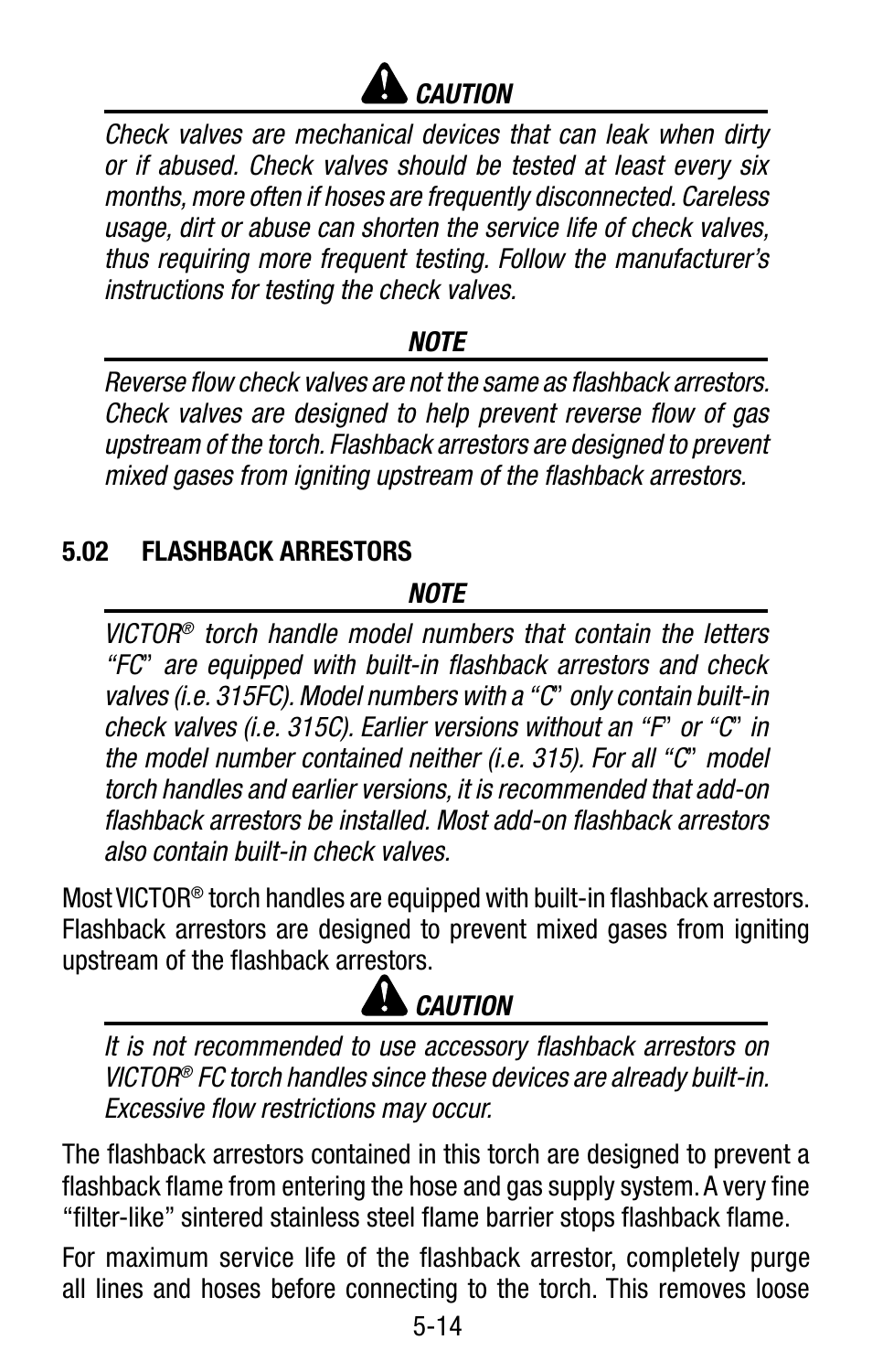 Tweco Victor Torch Handles,Cutting Attachments User Manual | Page 18 / 94