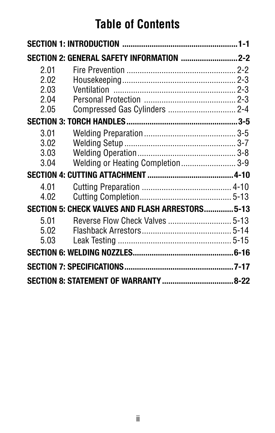 Tweco Victor Torch Handles,Cutting Attachments User Manual | Page 4 / 94