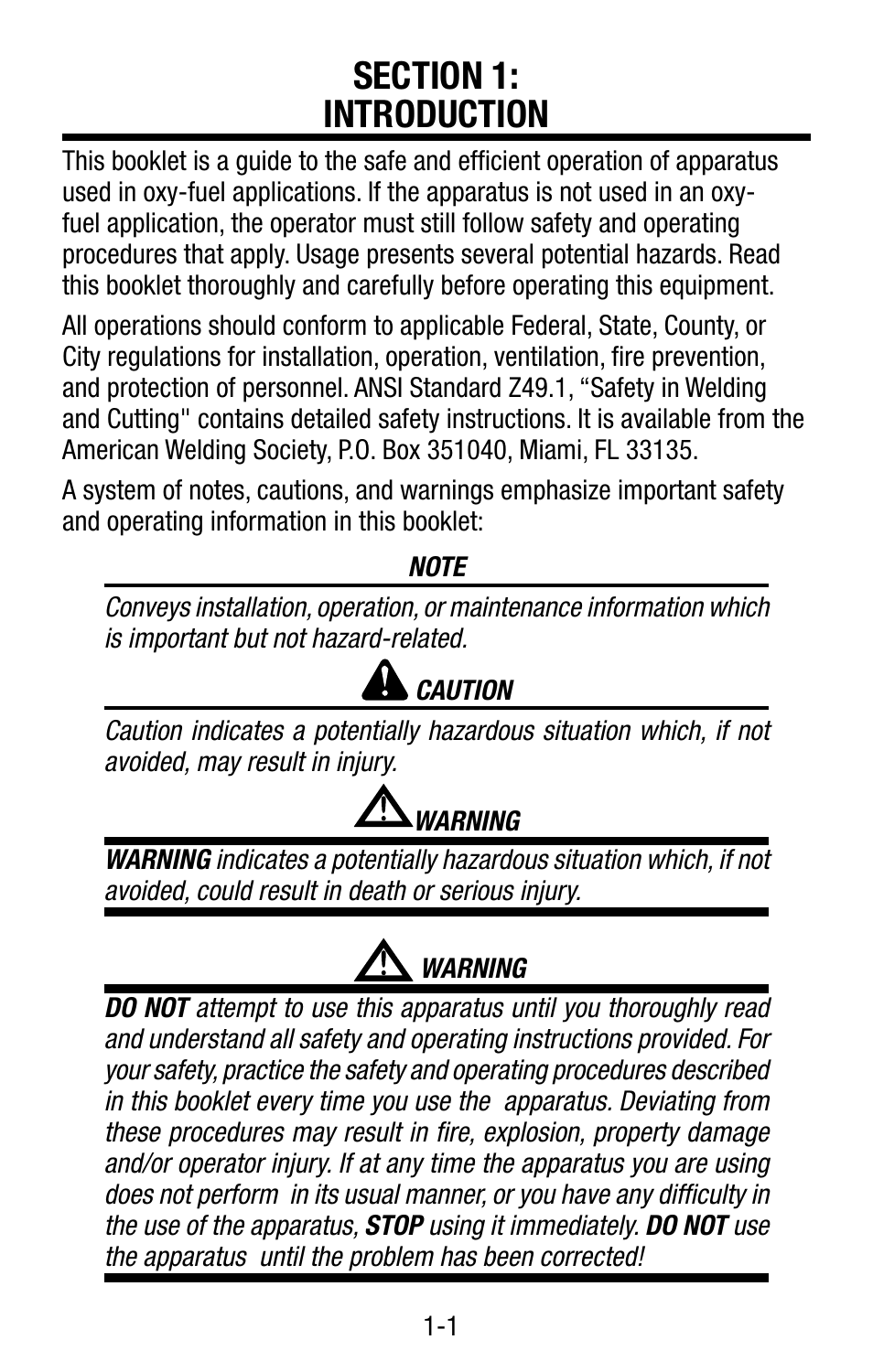 Tweco Victor Torch Handles,Cutting Attachments User Manual | Page 5 / 94