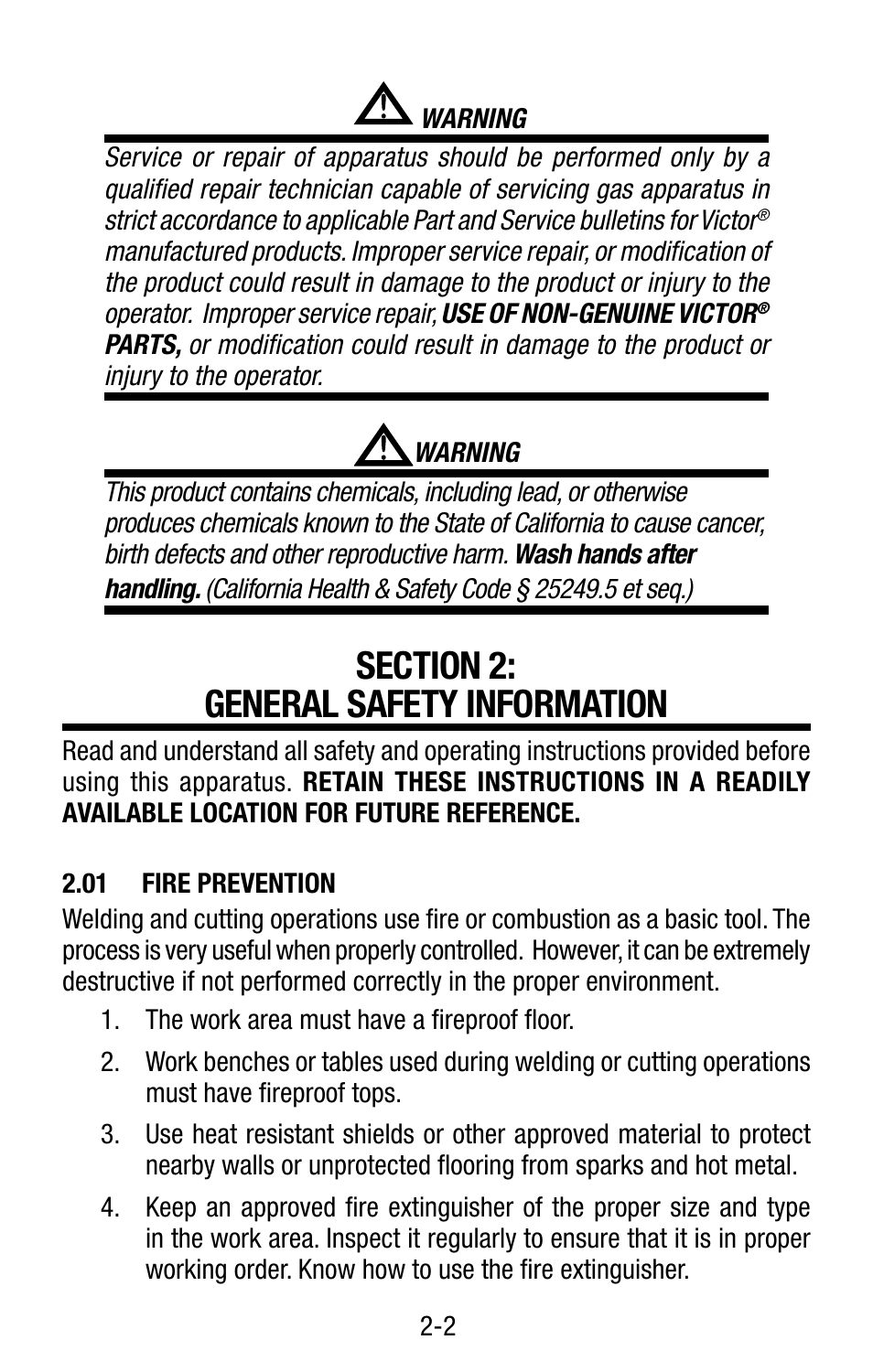 Tweco Victor Torch Handles,Cutting Attachments User Manual | Page 6 / 94