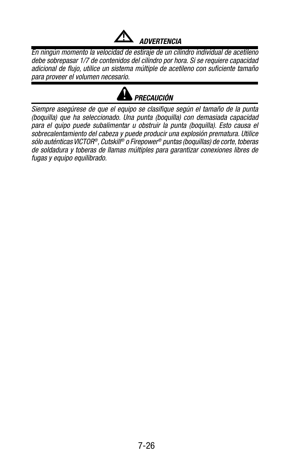 Tweco Victor Torch Handles,Cutting Attachments User Manual | Page 88 / 94