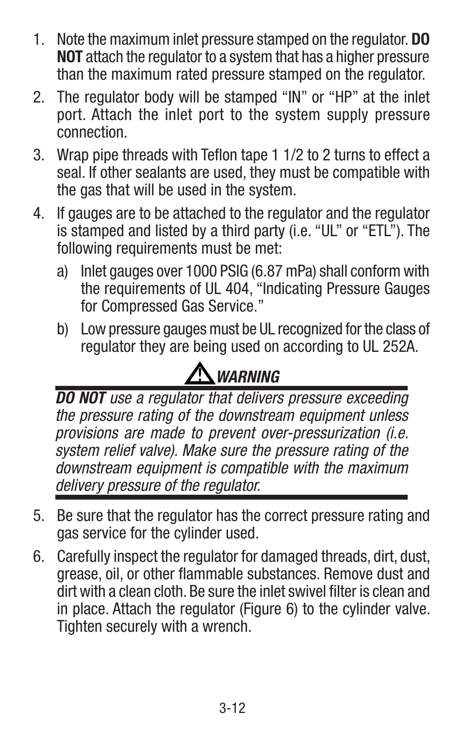 Tweco Single & Two Stage Regulators User Manual | Page 16 / 68