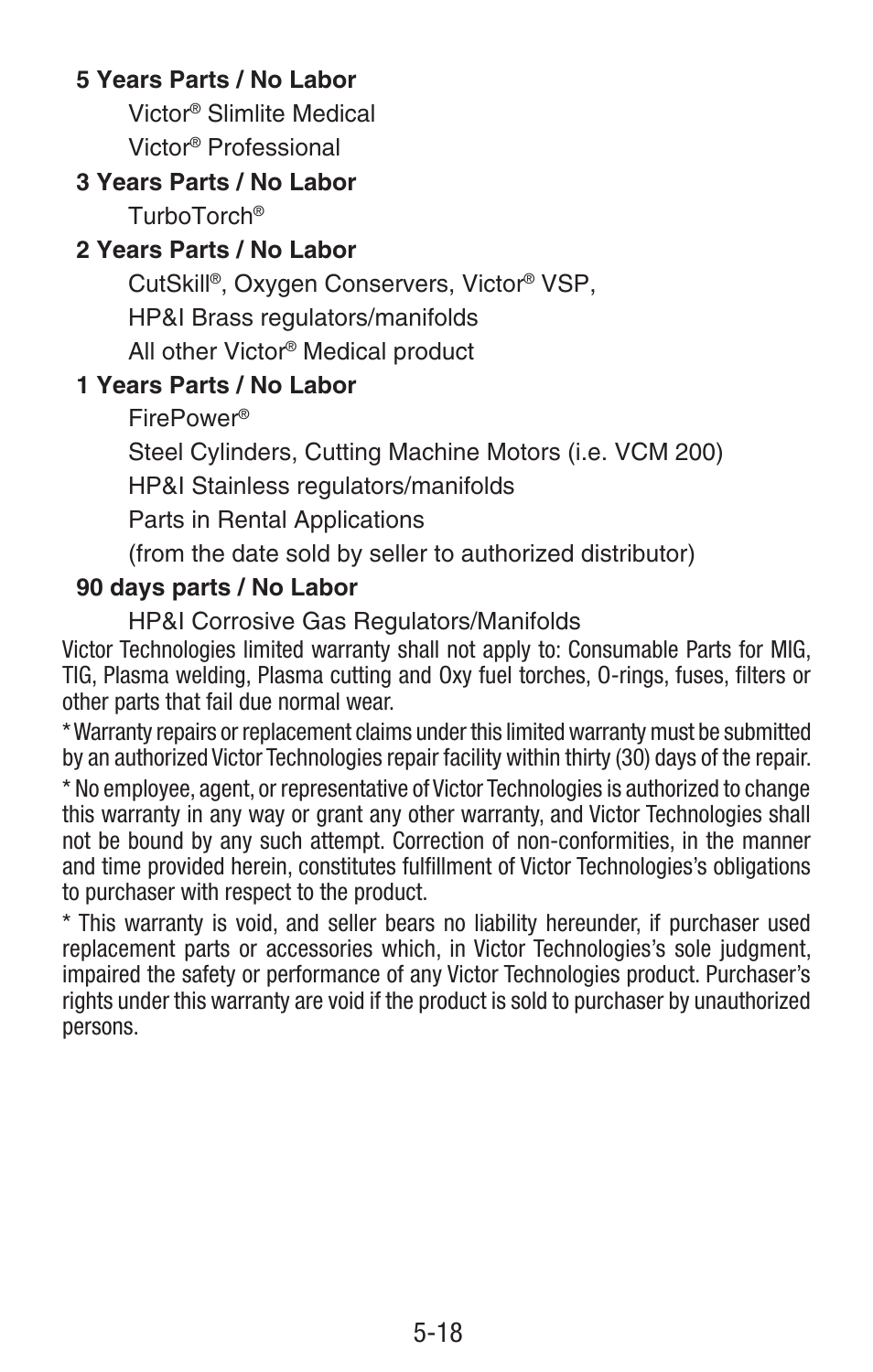 Tweco Single & Two Stage Regulators User Manual | Page 22 / 68