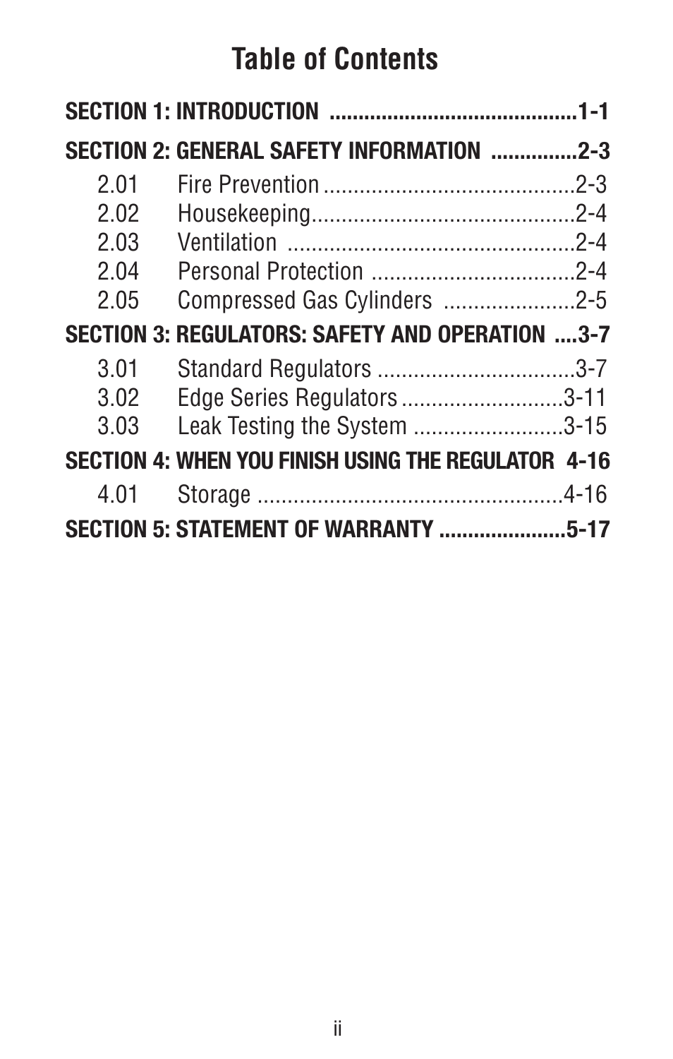 Tweco Single & Two Stage Regulators User Manual | Page 4 / 68