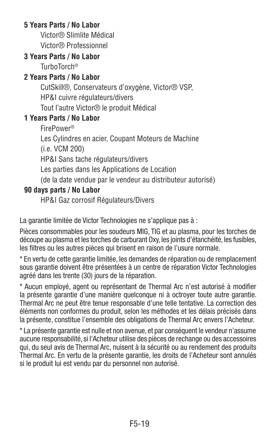 Tweco Single & Two Stage Regulators User Manual | Page 45 / 68