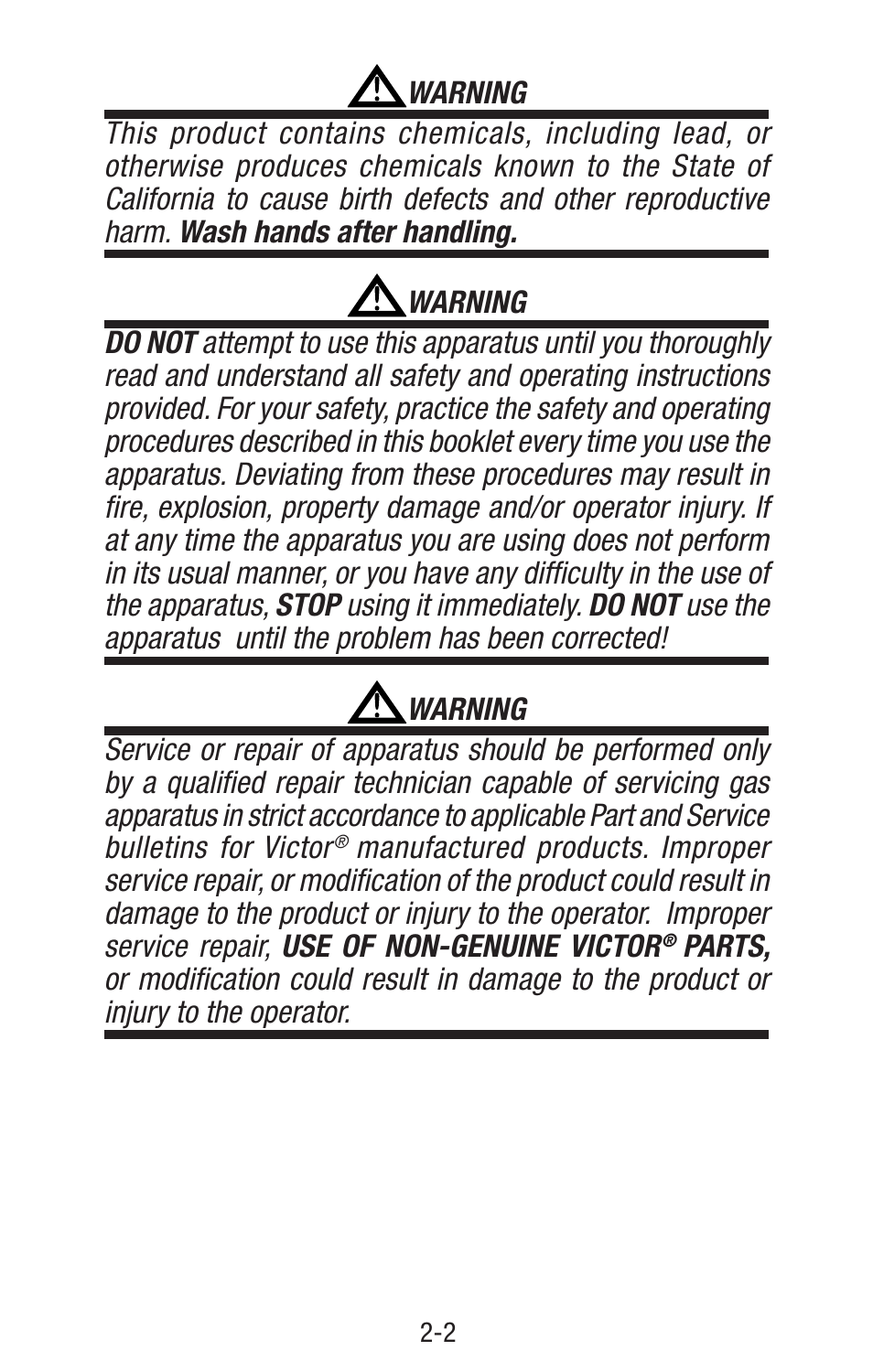 Tweco Single & Two Stage Regulators User Manual | Page 6 / 68