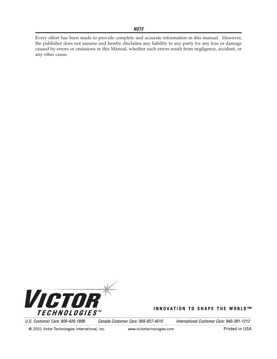 Tweco 9-9418 User Manual | Page 12 / 12