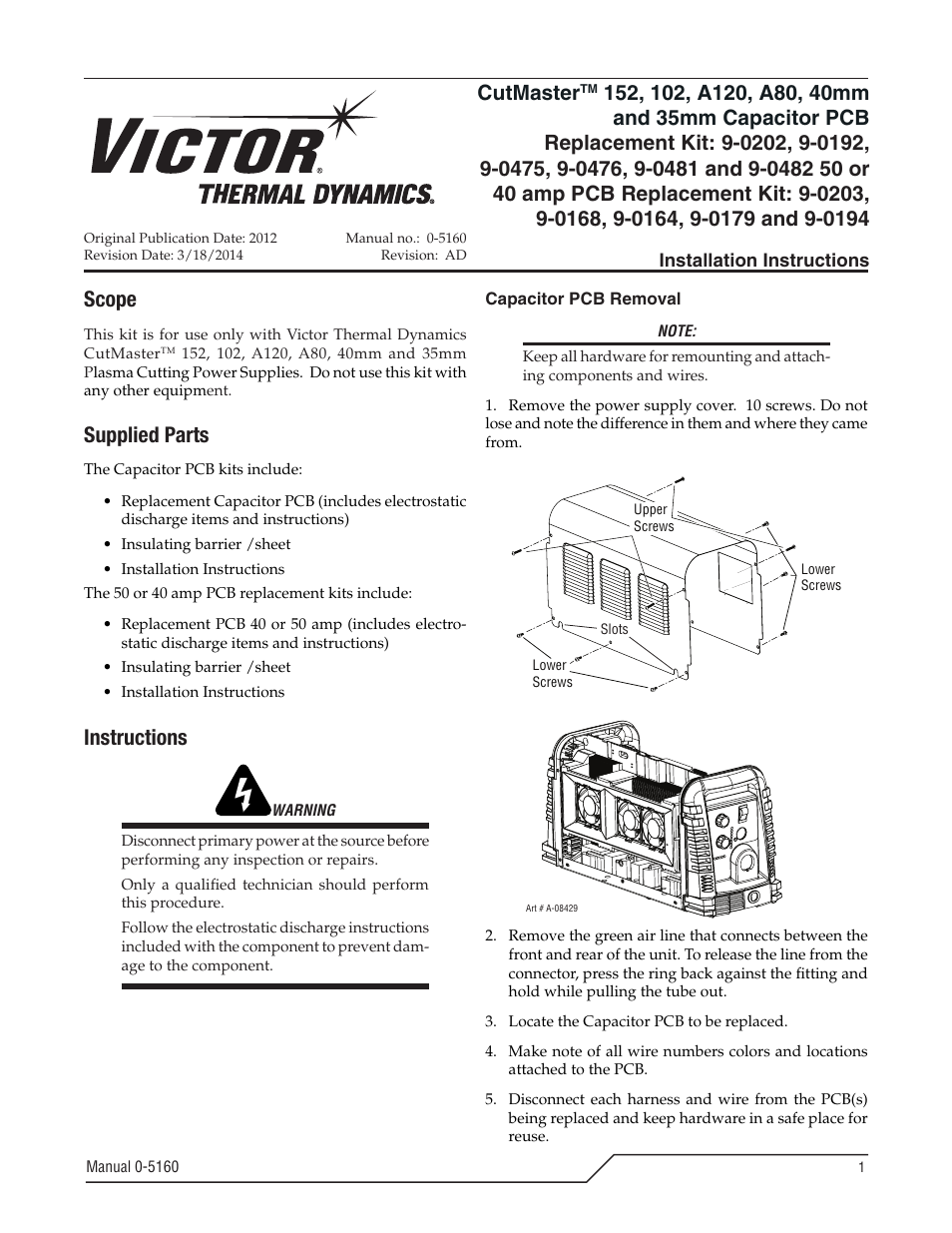 Tweco 9-0194 User Manual | 6 pages